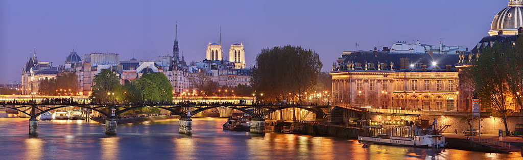 Bild Pont des Arts Paris nachts