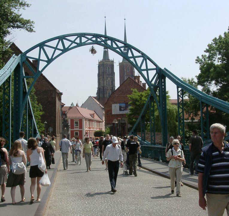 Most Tumski/Dombrücke in Wrocław/Breslau (Foto: European Studies Magdeburg)